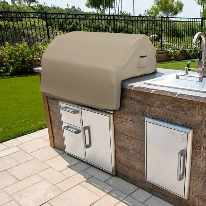 Covers & All Heavy Duty Waterproof Outdoor Built in Grill Cover,Weatherproof UV Resistant Island